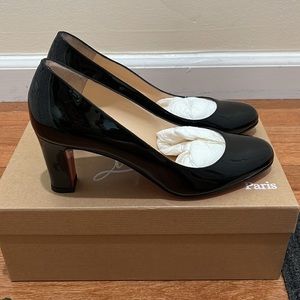 Christian Louboutin Mistica 60 pumps — black patent leather